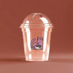 Cute Cold Drink Cup Mockup