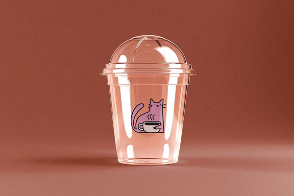 Cute Cold Drink Cup Mockup