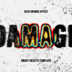 Damage Distortion Text Effect