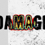Damage Distortion Text Effect
