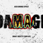 Damage Distortion Text Effect