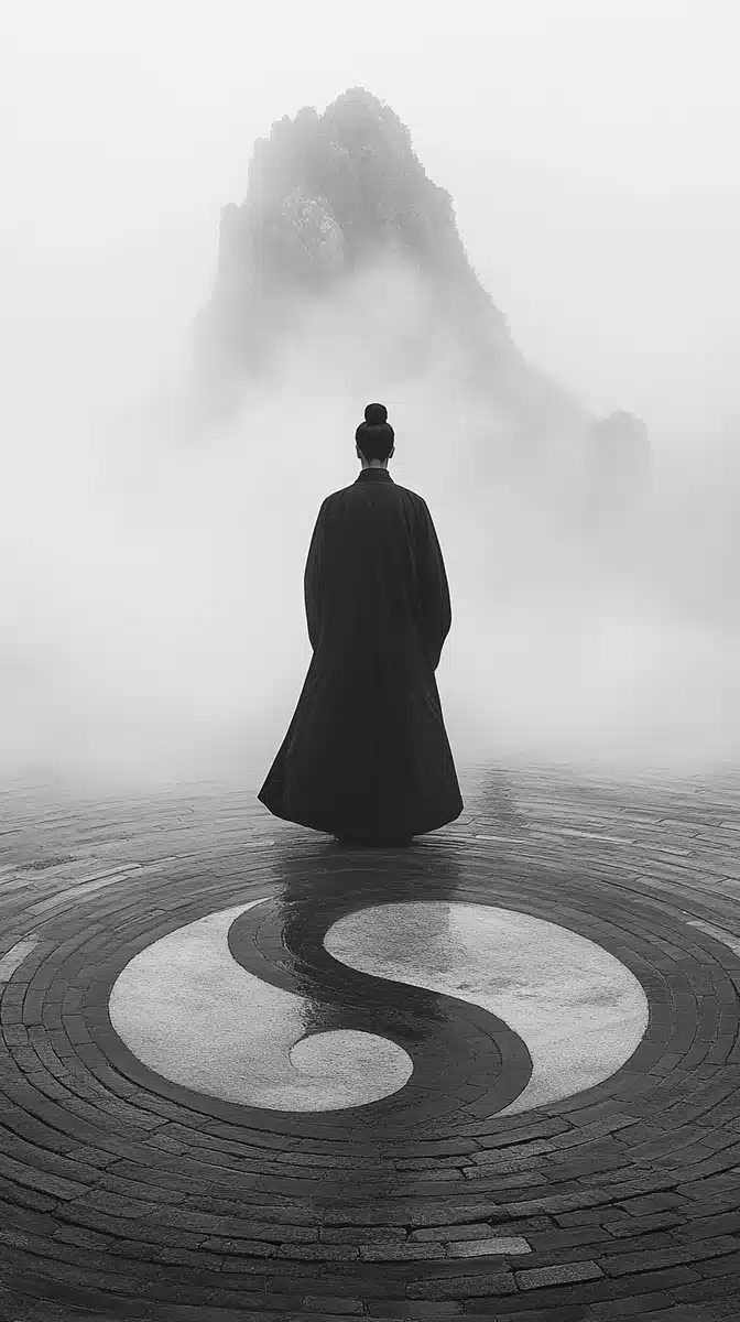 Daoist Priest with Bagua