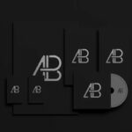 Dark Foil Branding Identity Mockup