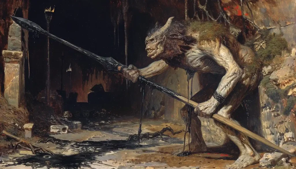 Dark Gargoyle in Dungeon