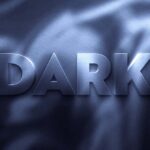 3D Dark Text Effect