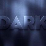 3D Dark Text Effect