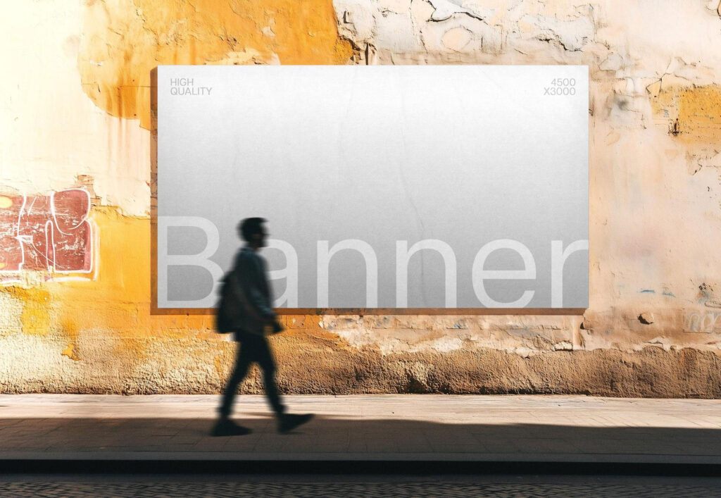 Daylight Outdoor Banner Mockup