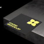 Debossed Paper Card Mockup
