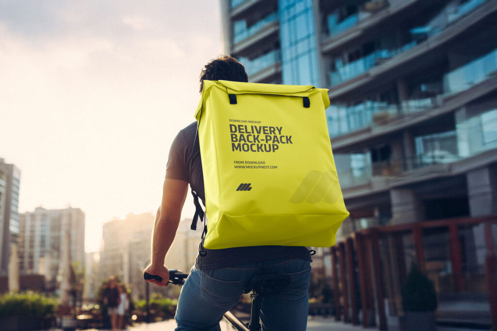 Delivery Bag Mockup