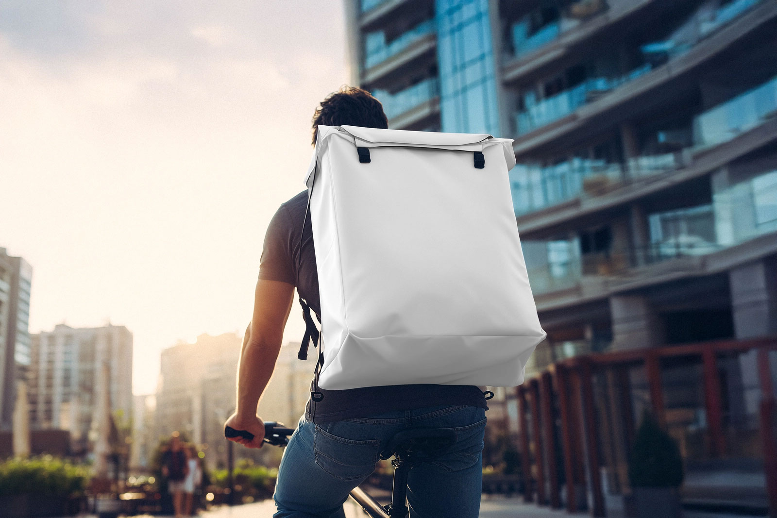 Free Delivery Bag Mockup PSD Template