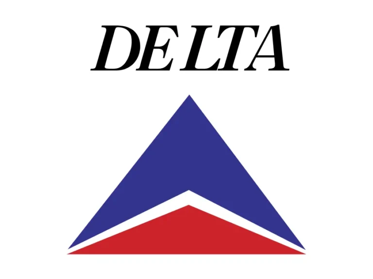 Delta Air Lines 1987 Years Vertical Logo