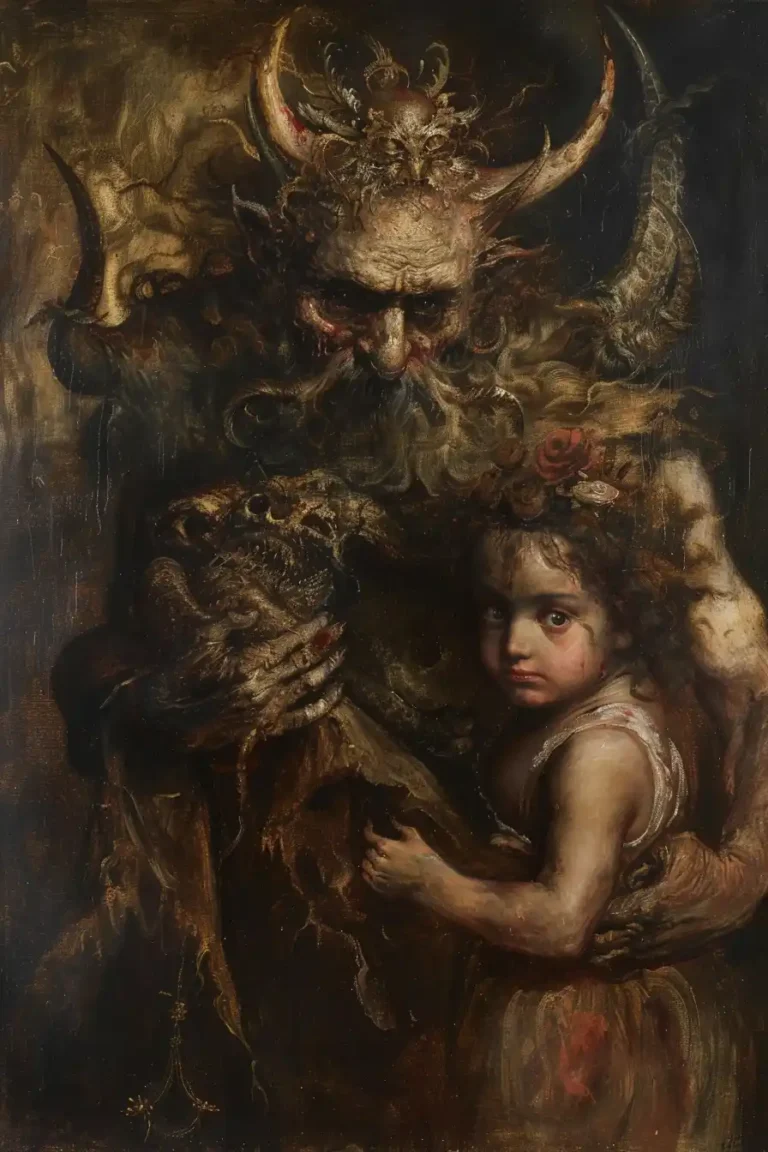 Demonic Plague Deity Portrait ai prompt preview