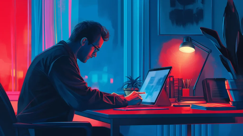 Desk iPad Planning Cinematic