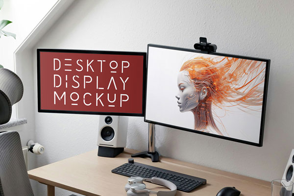 Desktop Display Mockups