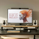 Desktop Monitor Mockup