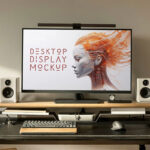 Desktop Monitor Mockup