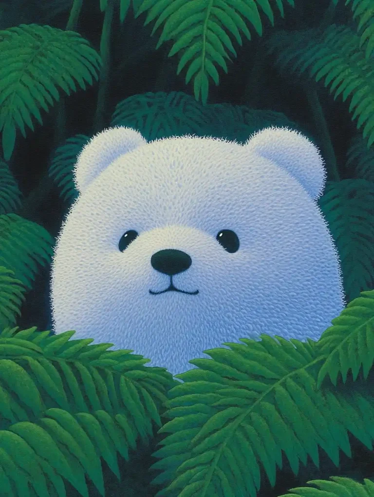 Detailed Panda in Forest