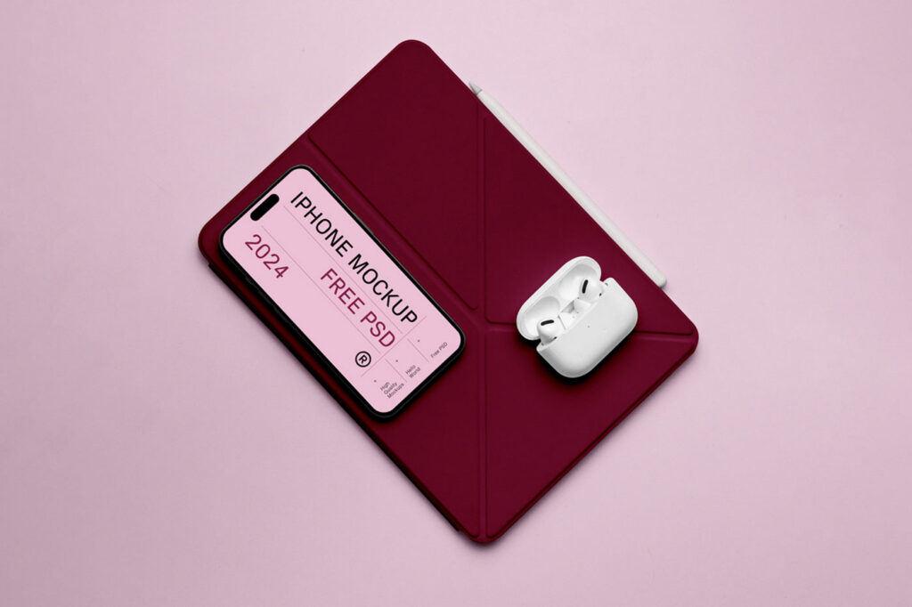 Device with Accessories Mockups