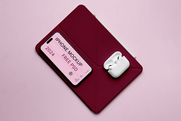 Device with Accessories Mockups