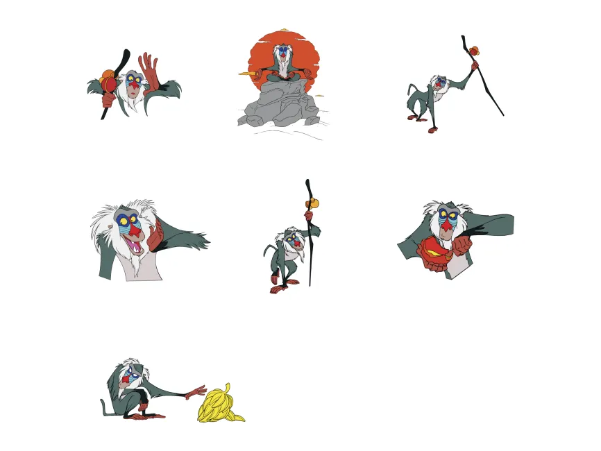 Disney`s Rafiki Logo