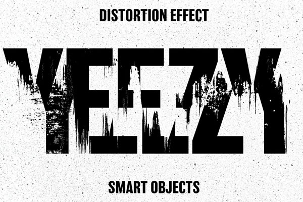 Displaced Distort Text Effect