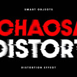 Distortion Text and Graphic Effect