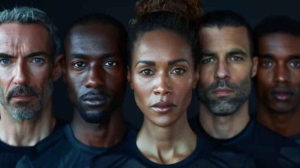 Diverse Athlete Portraits