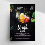 Black Bar and Party Flyer Template