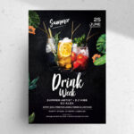 Black Bar and Party Flyer Template