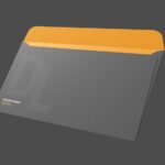 DL Envelope Mockup in 4 Different Showcases