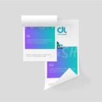 DL Flyer Mockup in 3 Different Visions