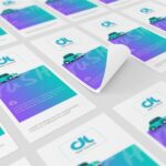 DL Flyer Mockup in 3 Different Visions