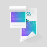 DL Flyer Mockup in 3 Different Visions