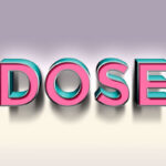 Dose 3D Text Effect