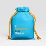 Drawstring Sack Mockup