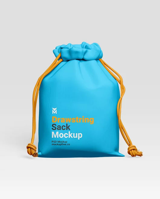 Drawstring Sack Mockup