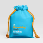 Drawstring Sack Mockup