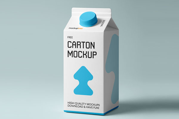 Drink Carton Mockup