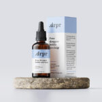 Dropper Bottle and Dropper on a Rock Mockup