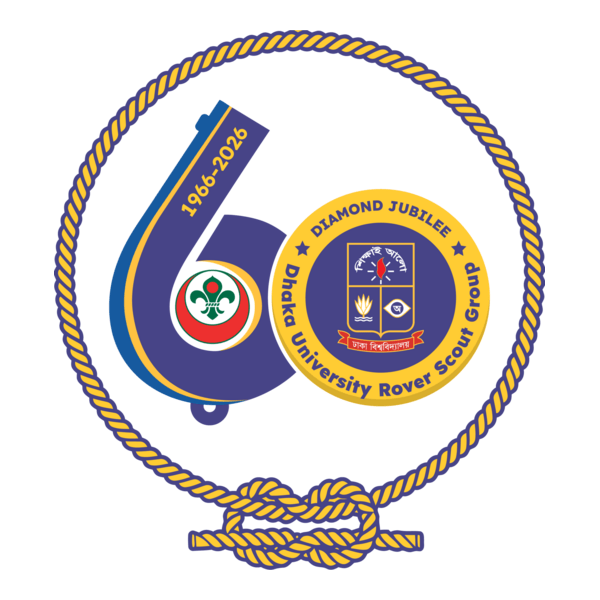 DU Rover Scout Group Diamond Jubilee logo