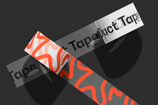 Duct Tape Rolls Mockup