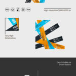 Duct Tape Strips Mockup