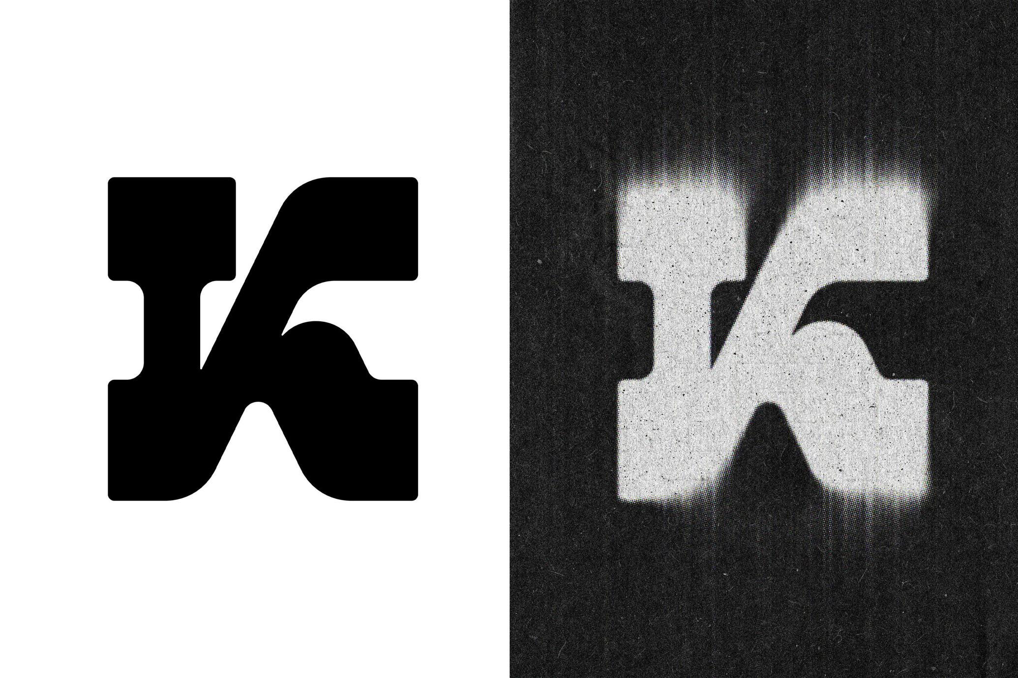 Free Dusty Halftone Print Text Effect / Logo Mockup PSD Template