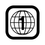 DVD Regional Code 1 Logo