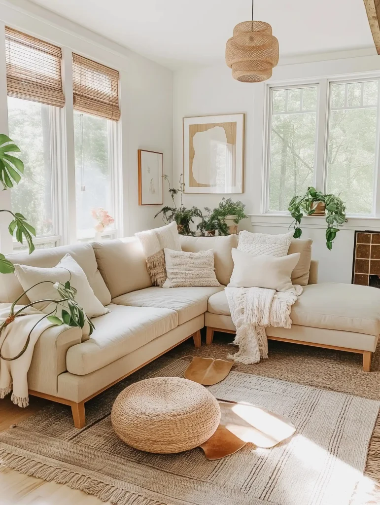Eclectic Boho Scandi Living