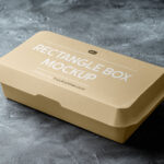 Eco Paper Food Box Mockup