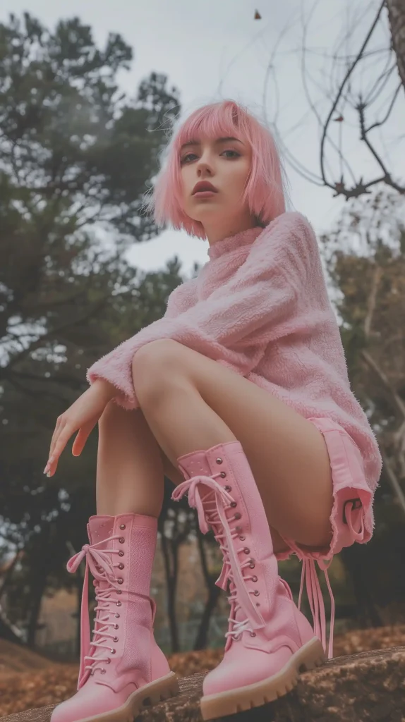 Edgy Teen in Barcelona
