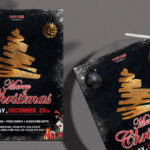 Elegant Christmas Event Flyer Template