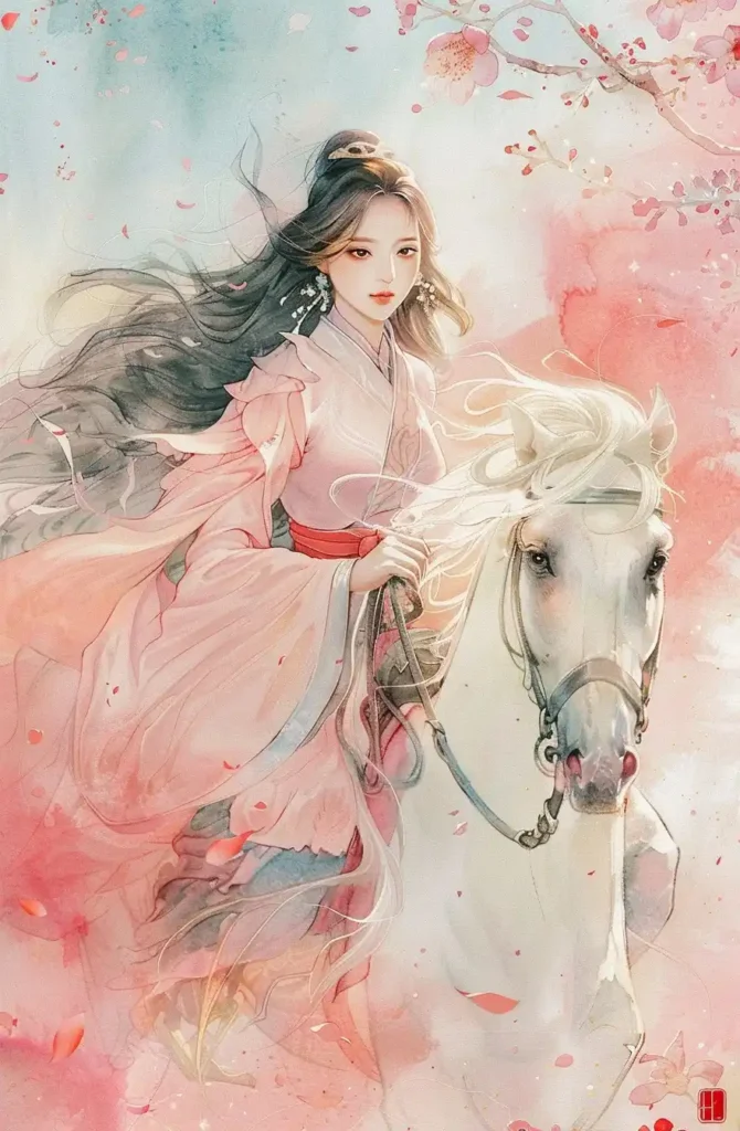 Elegant Equestrian Watercolor