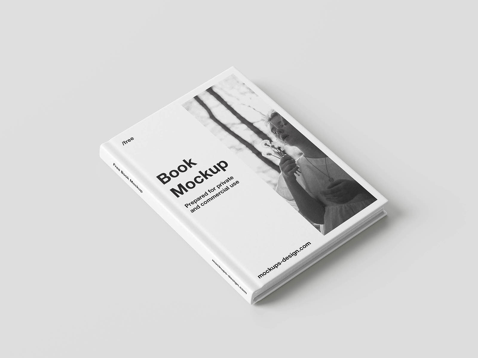 Free Elegant Hardcover Book Mockup PSD Template